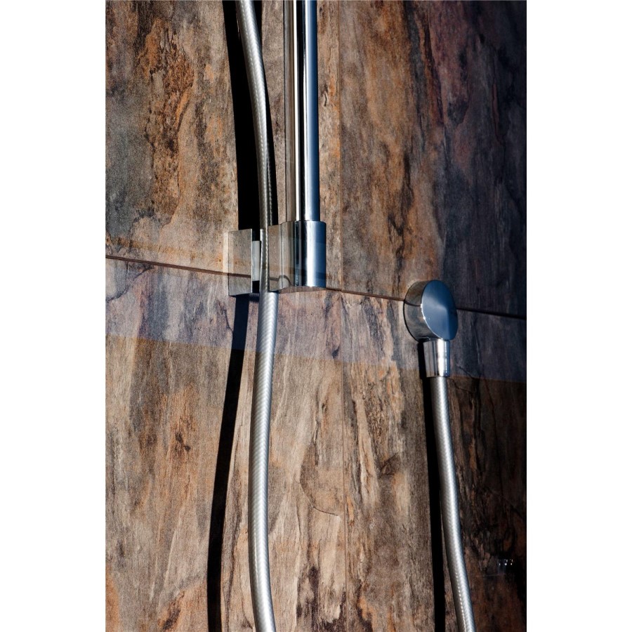 Round Shower & Slide Rail Kit
