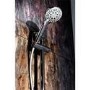 Round Shower & Slide Rail Kit