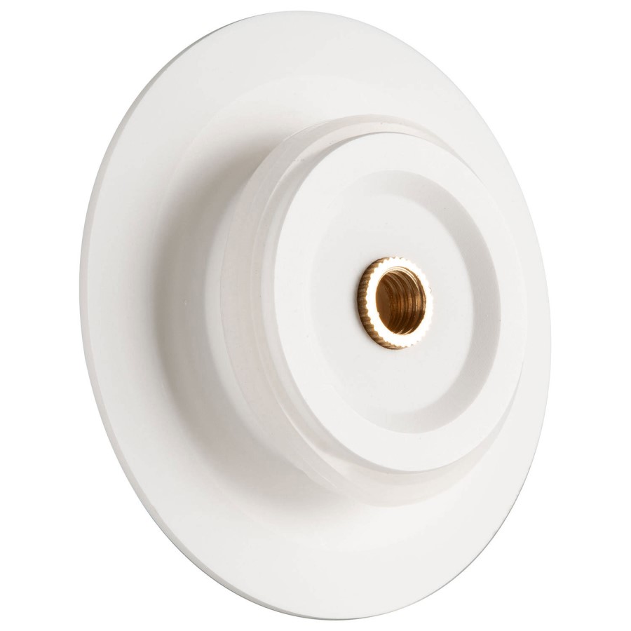 Matt White Stone Resin Bath Waste Cover
