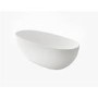 Freestanding Double Ended Stone Resin Solid Surface Bath 1500 x 720mm - Opal