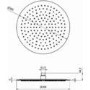 Ultra Thin Round Rain Shower Head