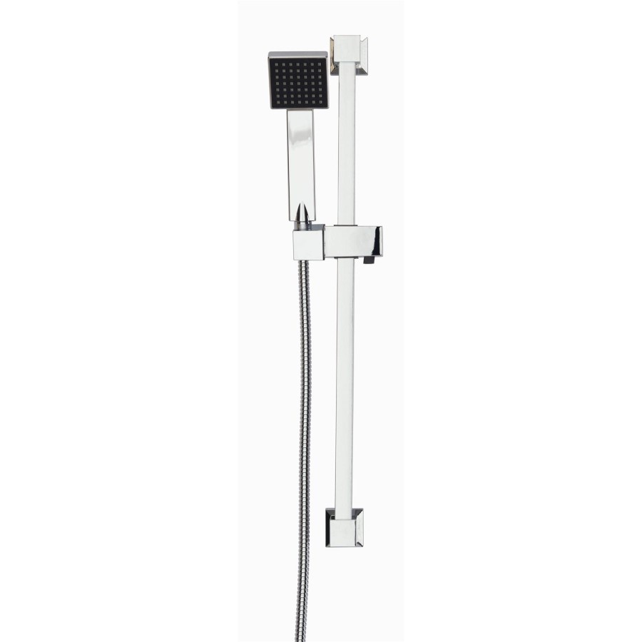 Square Shower Shower with Thermostatic Valve & Slide Rail Kit