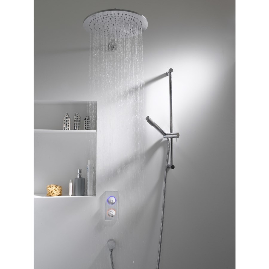 SmarTap Smart Shower System with White Dual Controller