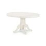 Ivory Round Extendable Dining Table - Seats 4-6 - Julian Bowen