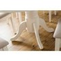 Ivory Round Extendable Dining Table - Seats 4-6 - Julian Bowen