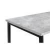 Grey Concrete Effect Desk with Shelves - Staten - Julian Bowen 
