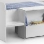 GRADE A1 - Julian Bowen Stella Low Sleeper in Pure White