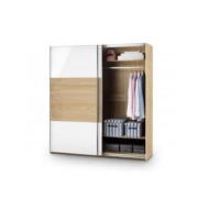 Julian Bowen Stockholm Sliding Door Wardrobe In Light Oak  