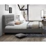 Birlea Stockholm Upholstered Grey Small Double Bed