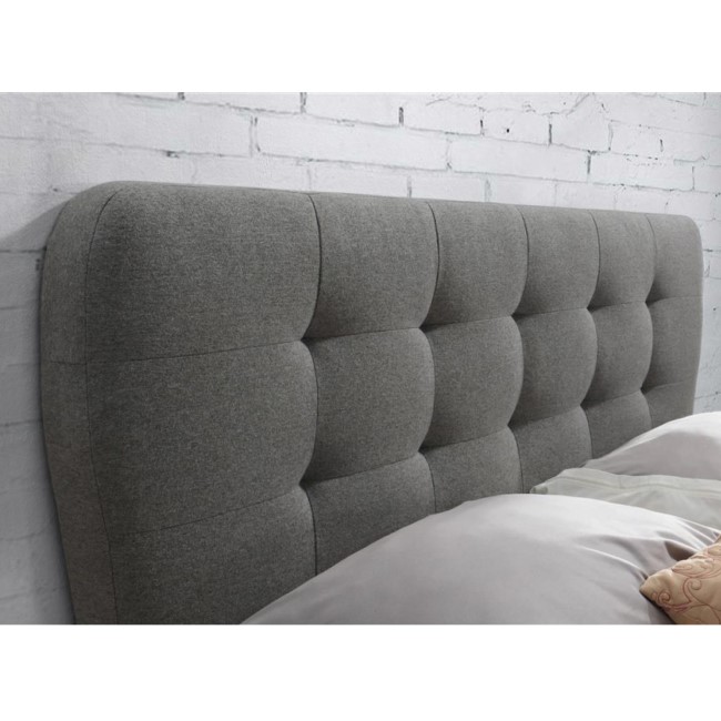 Birlea Stockholm Upholstered Grey Small Double Bed