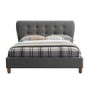 Birlea Stockholm Upholstered Grey Small Double Bed