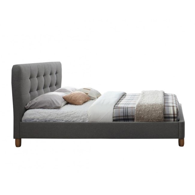 Birlea Stockholm Upholstered Grey Small Double Bed