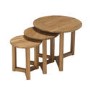 LPD Stow Nest of Tables in Oak