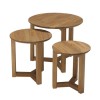LPD Stow Nest of Tables in Oak