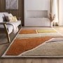 Terracotta Rug with Collage Design - 170 x 120 cm - Strata - Origins