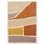 Terracotta Rug with Collage Design - 170 x 120 cm - Strata - Origins