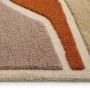 Terracotta Rug with Collage Design - 170 x 120 cm - Strata - Origins