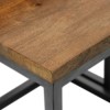 Suri Nest of Tables in Wood &amp; Iron - Industrial
