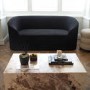 Large Rectangular Beige Marble Coffee Table - Sur