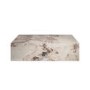 Large Rectangular Beige Marble Coffee Table - Sur