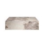 Large Rectangular Beige Marble Coffee Table - Sur