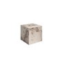 Square Beige Marble Side Table - Sur