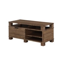 Rustic Oak Solid Wood TV Stand