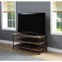 Jual Furnishings Metal and Rustic Oak TV Stand