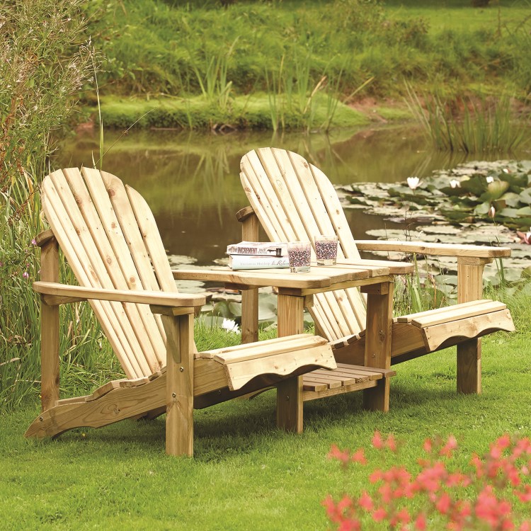 Rowlinson Adirondack Wooden Companion Seat