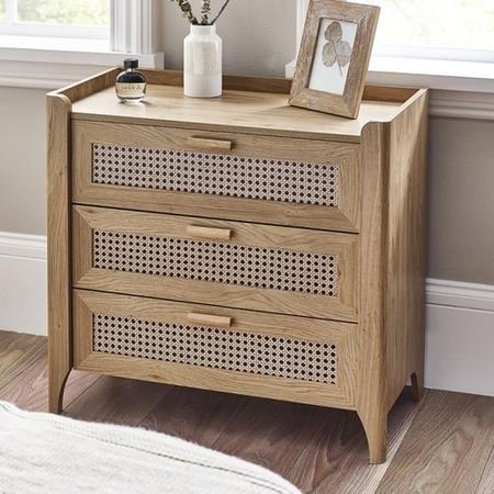 Rattan Chest of 3 Drawers - Sydney - Julian Bowen