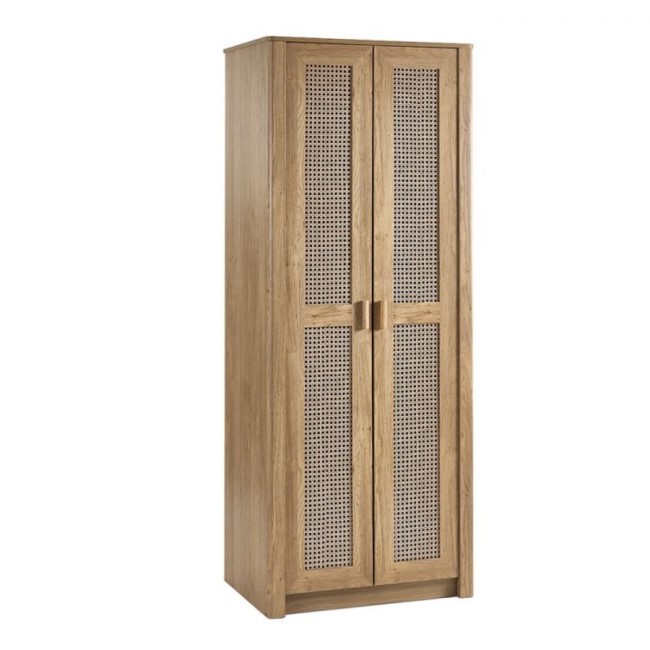 Rattan Double Wardrobe - Sydney - Julian Bowen