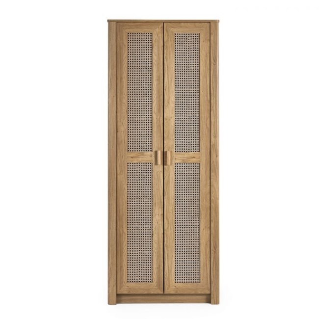 Rattan Double Wardrobe - Sydney - Julian Bowen