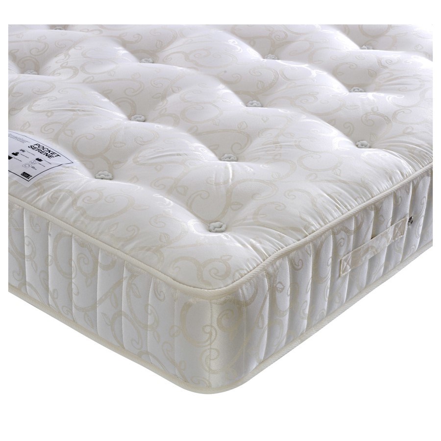 Serene 1000 Pocket Semi-Orthopedic Tufted Double 4ft6 Mattress