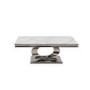 Large Vida Living Selene Coffee Table in Bone White