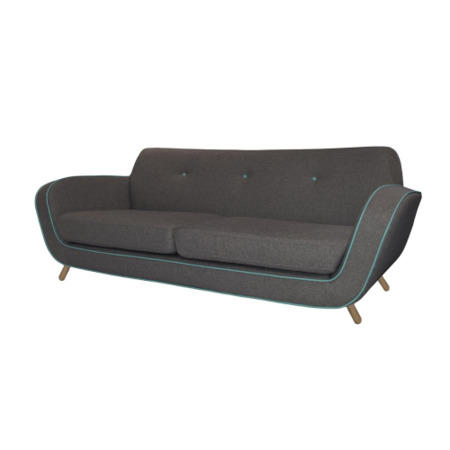 Wilkinson Furniture Soho 3 Seater Sofa In Grey 