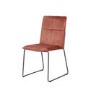 Soren Set of 4 Pink Velvet Dining Chairs 