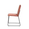 Soren Set of 4 Pink Velvet Dining Chairs 