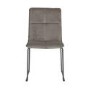 Soren Set of 4 Grey Velvet  Dining Chairs