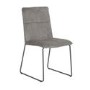 Soren Set of 4 Grey Velvet  Dining Chairs