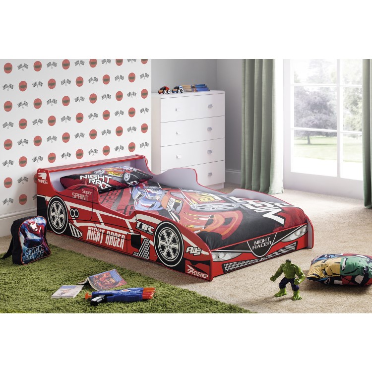 Julian Bowen Speedster Red Racing Car Bed