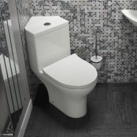 Cedar Corner Toilet with Slim Soft Close Seat Cedar Corner Toilet with Slim Soft Close Seat