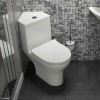 Cedar Corner Toilet with Slim Soft Close Seat
