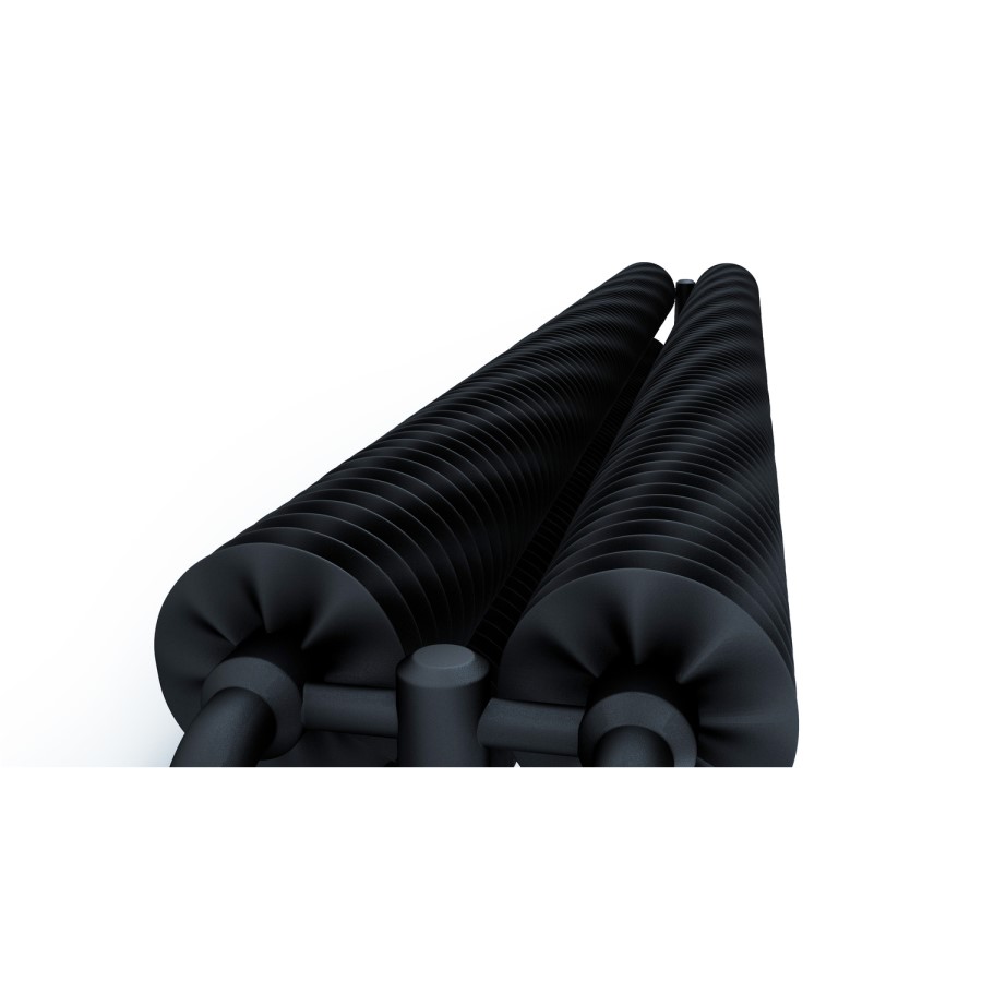 Heban Horizontal Radiator 190 x 1540mm - Industrial Style