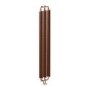 Brushed Copper Tall Vertical Radiator 1720 x 290mm -Industrial Style