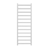 Soft White Vertical Bathroom Towel Radiator with Square Rails 1440 x 500mm
