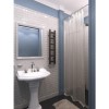 Metallic Grey Slim Vertical Bathroom Radiator 960 x 200mm