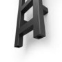 Metallic Grey Slim Vertical Bathroom Radiator 960 x 200mm