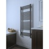 Metallic Grey Vertical Bathroom Towel Radiator 1260 x 500mm