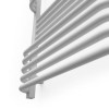 Soft White Curved Vertical Bathroom Towel Radiator 1580 x 500mm