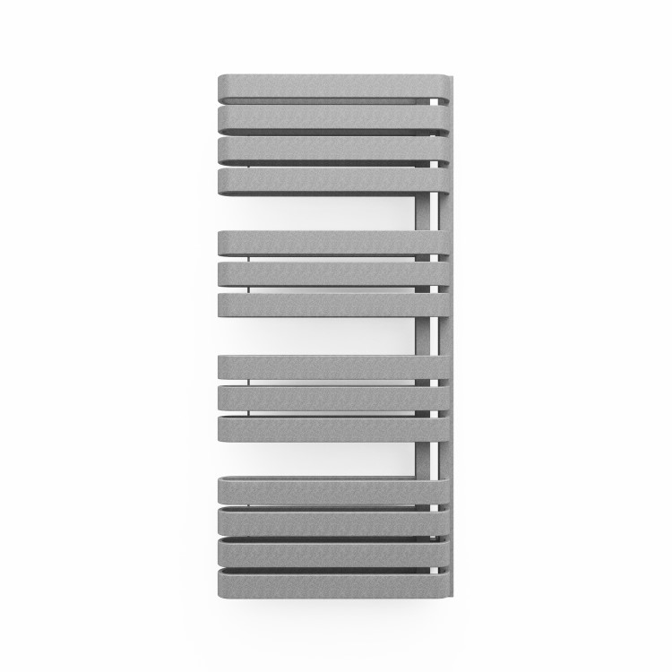 Textured Grey Vertical Bathroom Towel Radiator 1100 x 500mm